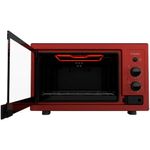 forno elétrico de bancada mueller 44 litros fratello 127v vermelho 601250006 (mp)