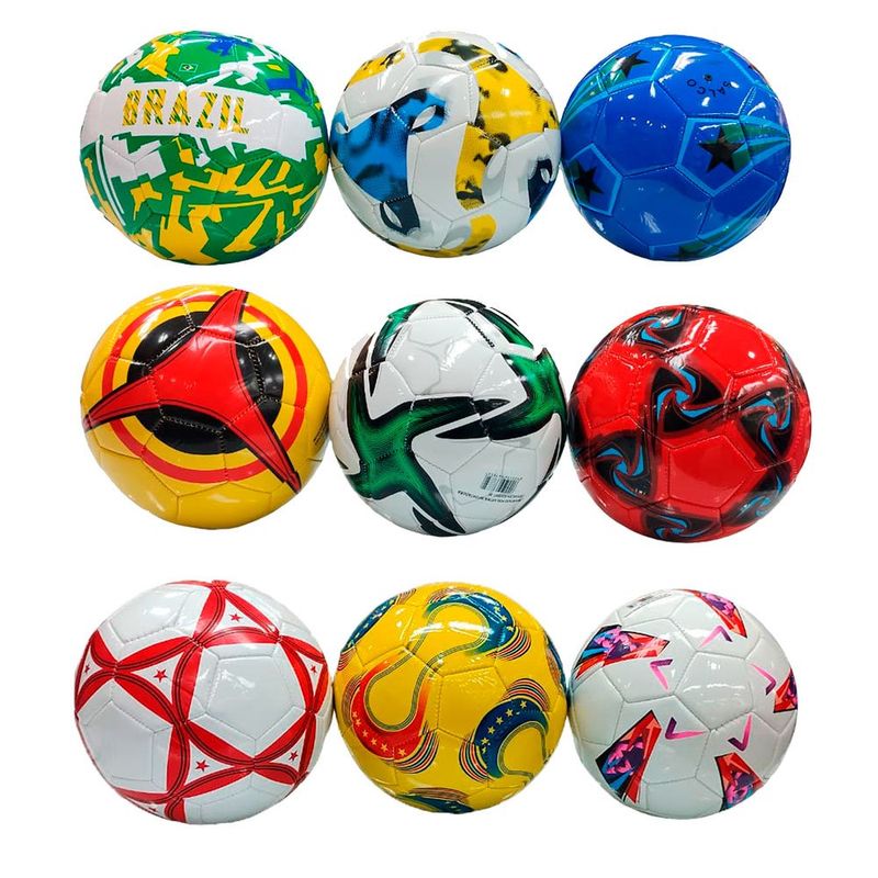 bola de futebol cores diversas sortido (mp)