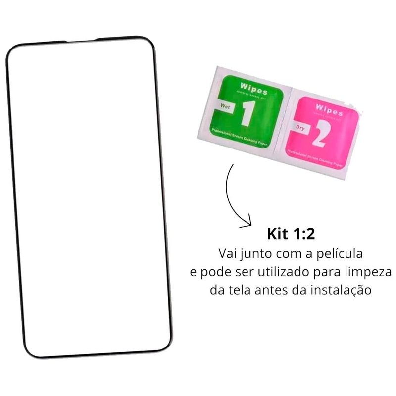 película de vidro iphone 16 pro max 5d chc (mp)