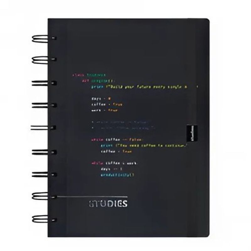 caderno programação studies médio 240x180mm (mp)