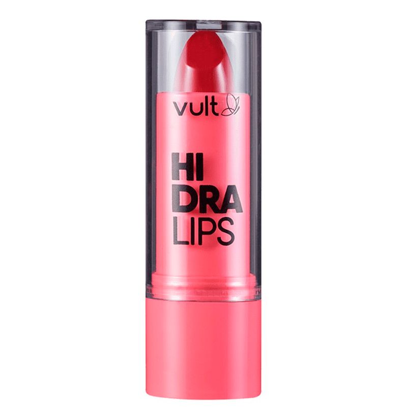 batom cremoso vult vermelho puro hidra lips