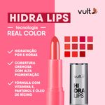 batom cremoso vult vermelho puro hidra lips