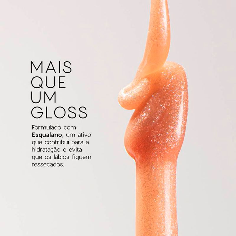 brilho labial transparente océane glossy me glazed