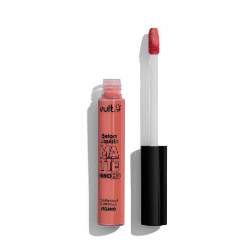 batom líquido vult matte rosa rosé vult nano hd