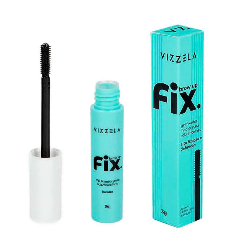 gel fixador para sobrancelhas vizzela brow up fix