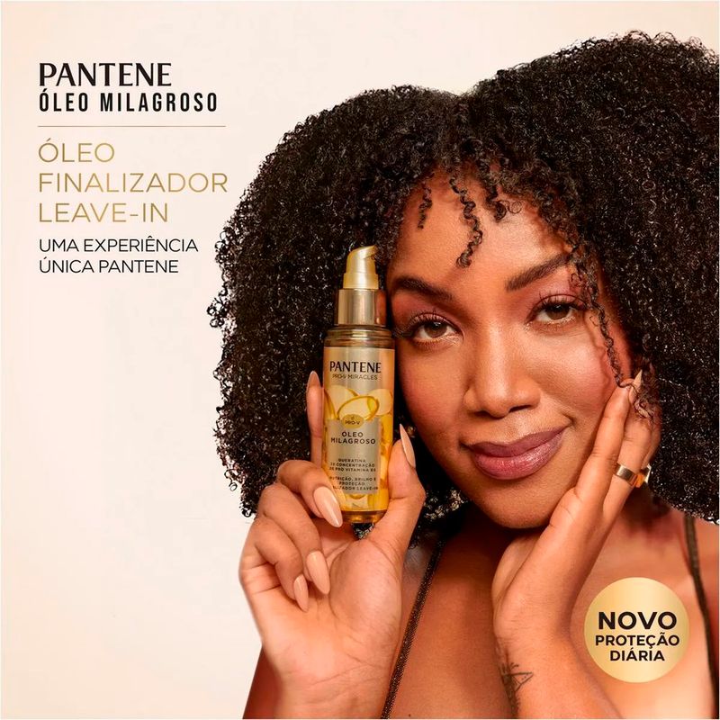 óleo milagroso pantene miracles queratina 95ml