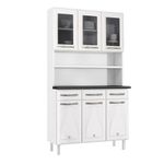 armário de cozinha telasul cristal 819210 branco