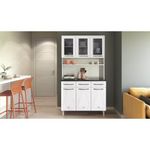 armário de cozinha telasul cristal 819210 branco