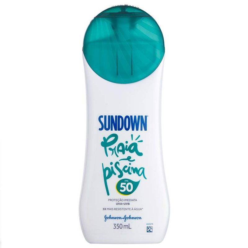 protetor solar johnson & johnson sundown fps 50 350ml