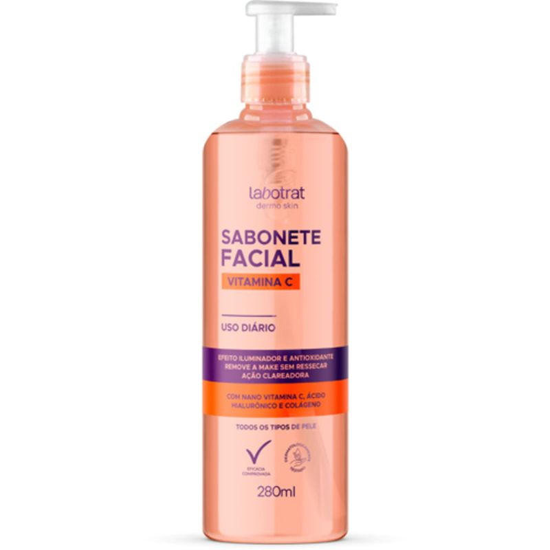 sabonete líquido facial labotrat vitamina c 280ml (mp)