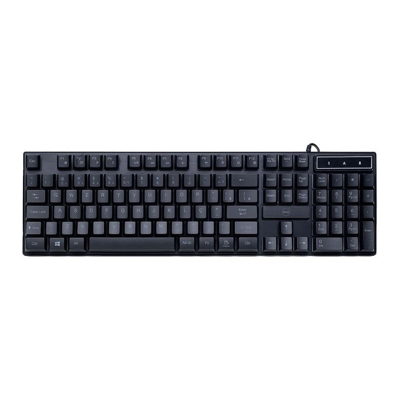 kit gamer dazz shadowstrike 2 em 1 duo com fio usb2.0 preto
