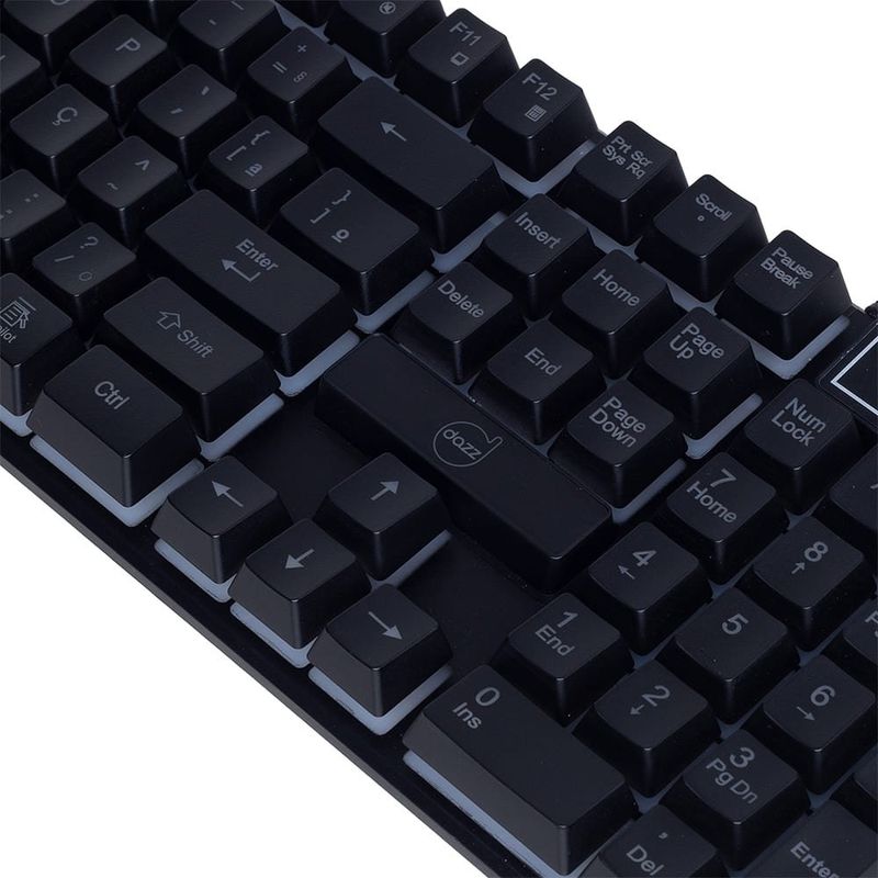 kit gamer dazz shadowstrike 2 em 1 duo com fio usb2.0 preto