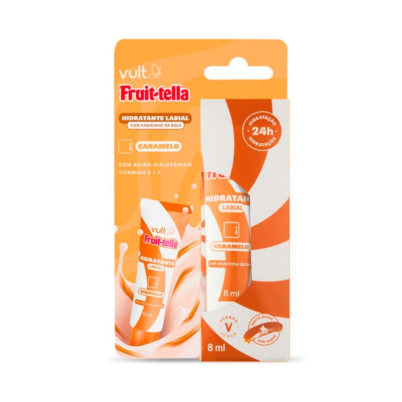 hidratante labial vult fruit-tella caramelo 8ml