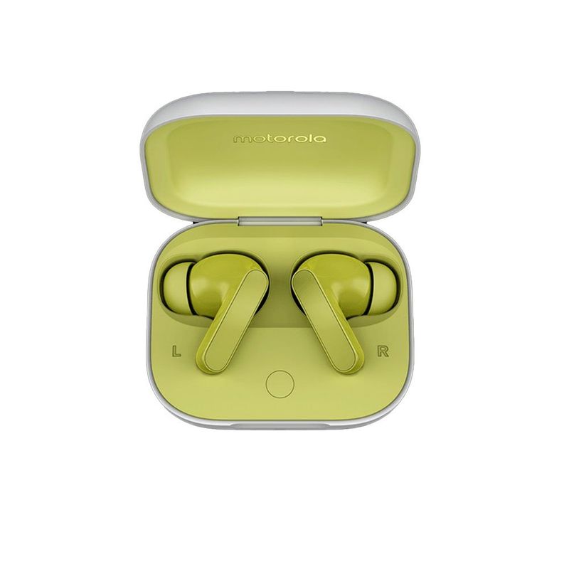 fone de ouvido sem fio motorola moto buds verde