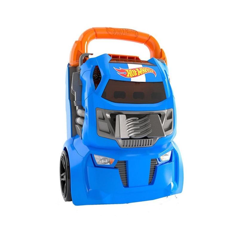 maleta porta carros fun lançador para 20 carrinhos hot wheels f0141-3
