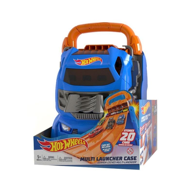 maleta porta carros fun lançador para 20 carrinhos hot wheels f0141-3