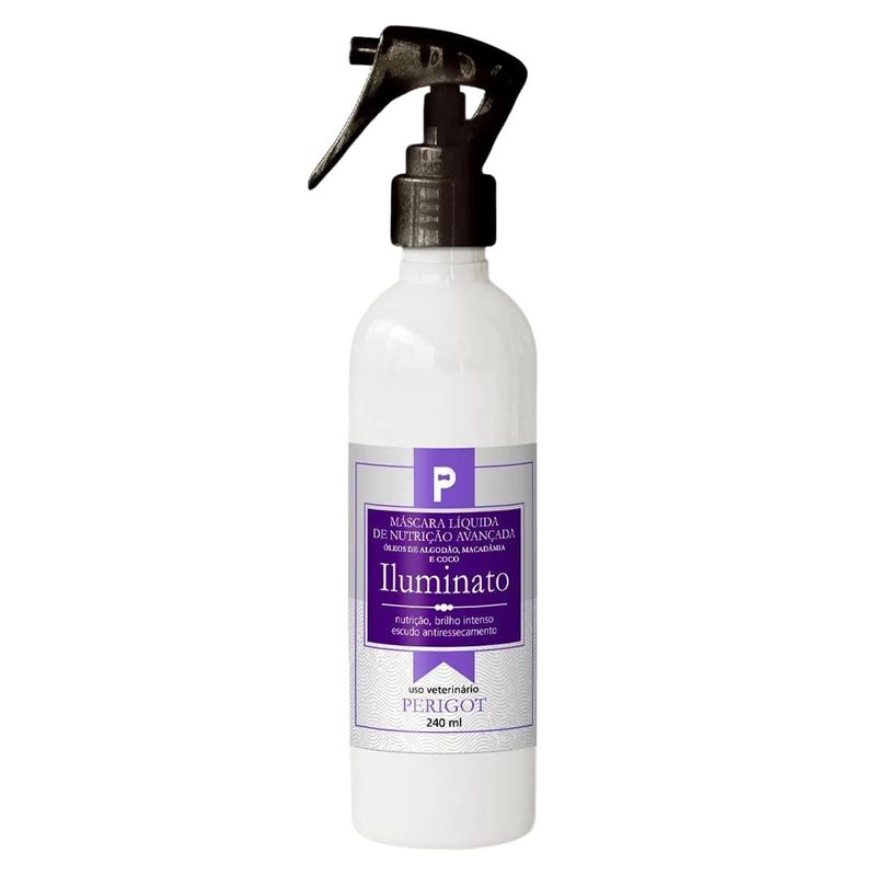 máscara líquida para pet perigot delux iluminato 240ml (mp)