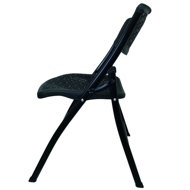 Cadeira Dobrável Latcor PVC Preto AHB209