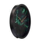 relógio parede herweg preto verde 6734/034