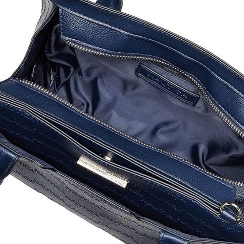 bolsa feminina nautica sandy jr. azul marinho a-bi