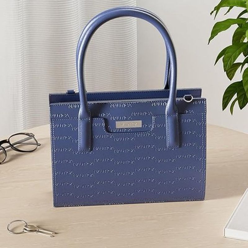 bolsa feminina nautica sandy jr. azul marinho a-bi