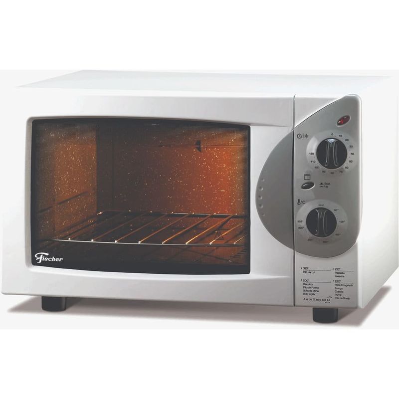 forno elétrico de bancada fischer 44 litros 127v branco 1323-5697