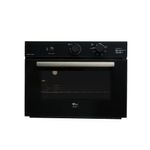 forno a gás fischer 50 litros infinity de embutir com grill 127v preto