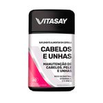 vitasay cabelos e unhas 60 cápsulas
