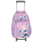 mochila samsonite new run com rodinha lilás 151068a4161u