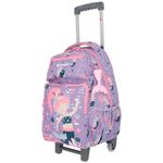 mochila samsonite new run com rodinha lilás 151068a4161u