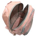mochila metalizada seanite 41x30cm rosa (mp)