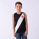 camisa regata infantil vasco braziline glória preto g (mp)