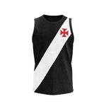 camisa regata infantil vasco braziline glória preto gg (mp)