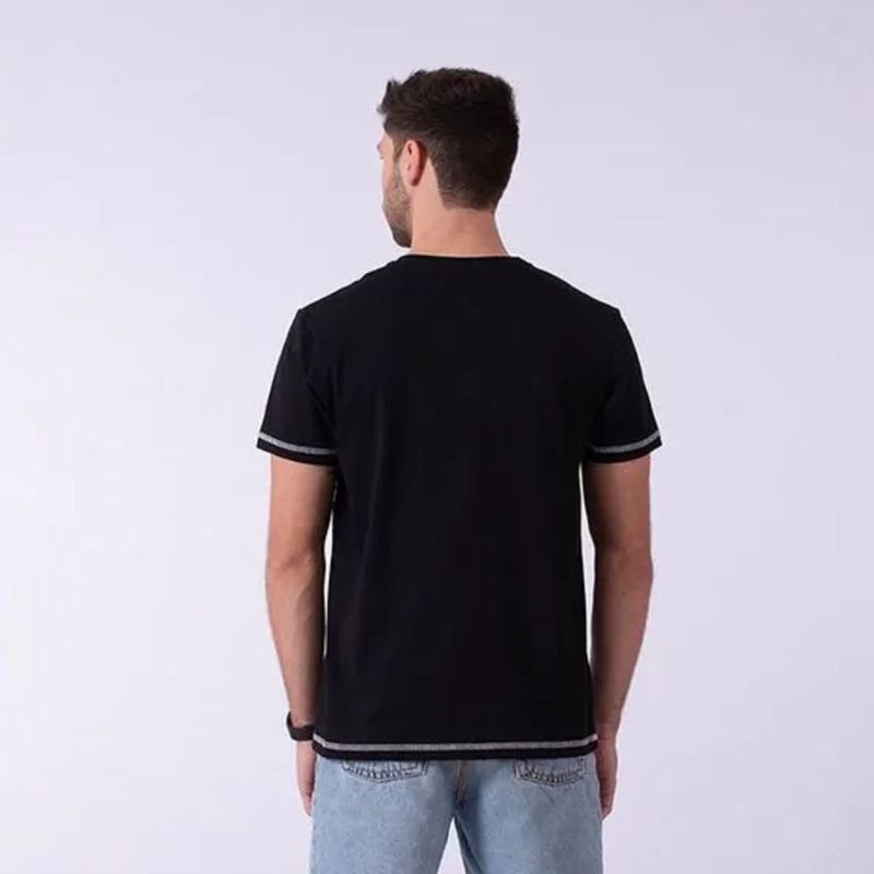 camisa masculina atlético mineiro braziline rudimento preto g (mp)