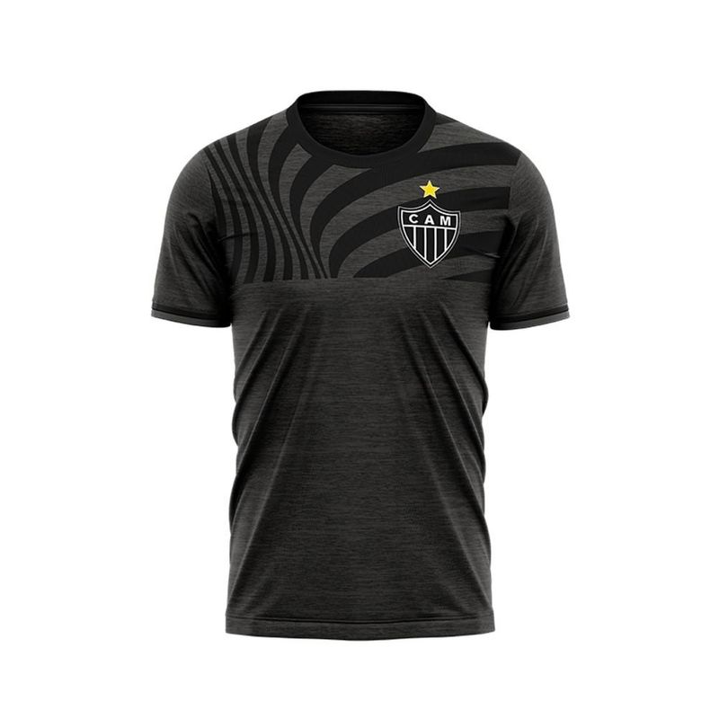 camisa masculina atlético mineiro braziline toe cinza g (mp)