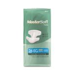 fralda mastersoft economica tamanho eg 26 unidades