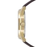 relógio masculino technos dourado e marrom 2115tyh/0m