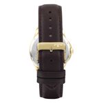 relógio masculino technos dourado e marrom 2115tyh/0m