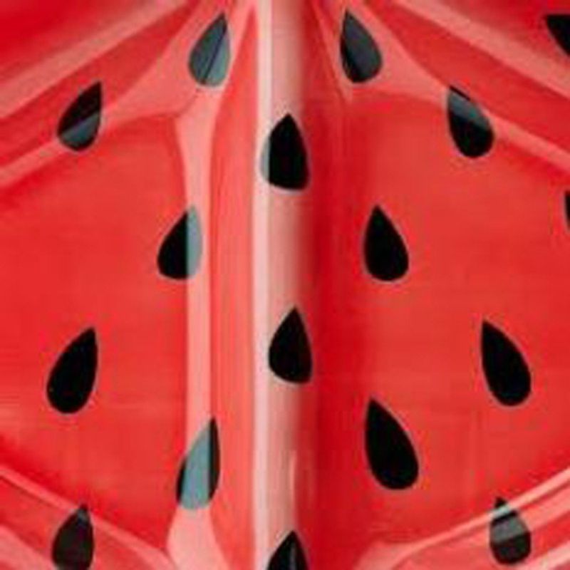 petisqueira com molheira decor glass melancia (mp)