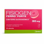fisiogen ferro forte 30mg 30 cápsulas zambon