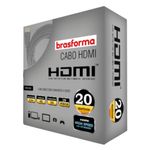 cabo hdmi brasforma1080p 2.0 20 metros (mp)