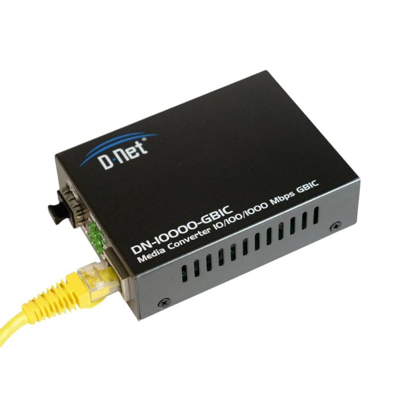conversor de mídia d-net 10/100/1000 mbps mono e multimodo (mp)