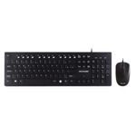 teclado e mouse com fio multilaser multimídia usb (mp)