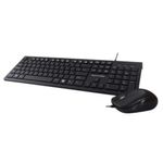 teclado e mouse com fio multilaser multimídia usb (mp)