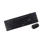 teclado e mouse com fio multilaser multimídia usb (mp)