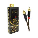 cabo 2x2 rca santana black series com 1.2m (mp)