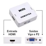 conversor hdmi para vga fc fontes com áudio e vídeo (mp)