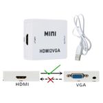 conversor hdmi para vga fc fontes com áudio e vídeo (mp)