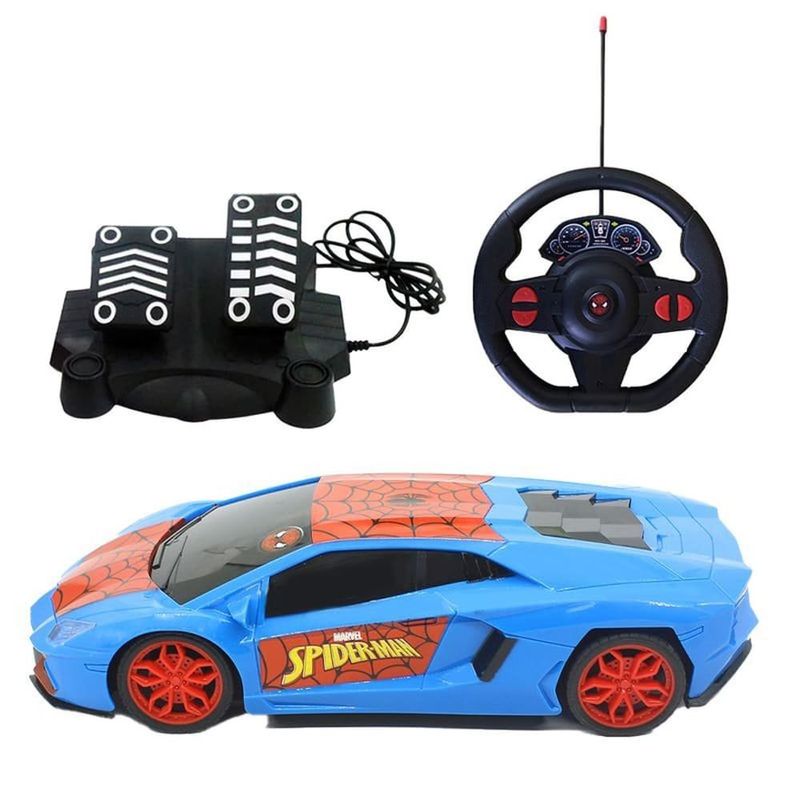 carro de controle remoto candide spider-man webcontrol 5886