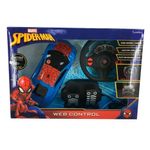 carro de controle remoto candide spider-man webcontrol 5886